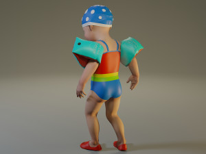 swwimmingpool child female acc0203005 Model 3D