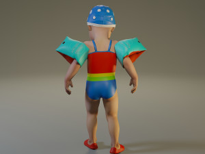 swwimmingpool child female acc0203005 Model 3D