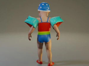 piscina ni&ntilde;o mujer acc0203005 Modelo 3D