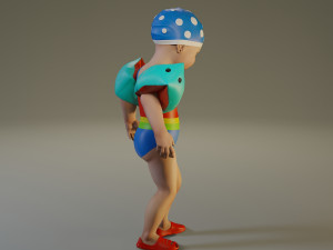 swwimmingpool child female acc0203005 Model 3D