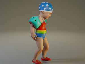 swwimmingpool child female acc0203005 Model 3D