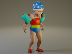 swwimmingpool child female acc0203005 Model 3D