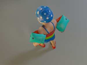 swwimmingpool child female acc0203005 Model 3D