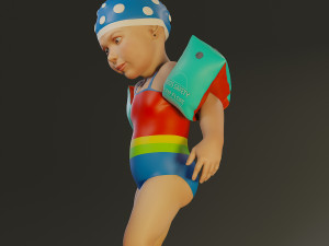 swwimmingpool child female acc0203005 Model 3D