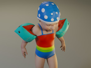 swwimmingpool child female acc0203005 Model 3D