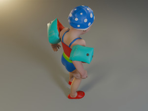 swwimmingpool child female acc0203005 Model 3D