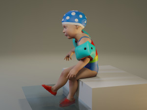swwimmingpool child female acc0203007 3D Model