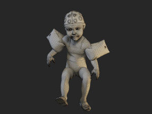swwimmingpool child female acc0203007 3D Model