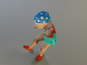 swwimmingpool child female acc0203007 3D Model