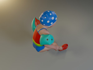 swwimmingpool child female acc0203007 3D Model