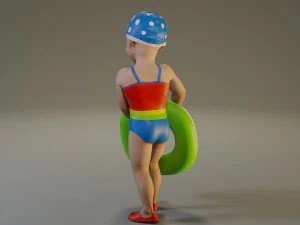 swwimmingpool child female acc0203008 3D Model
