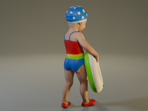 swwimmingpool child female acc0203008 3D Model