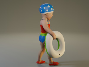 swwimmingpool child female acc0203008 3D Model