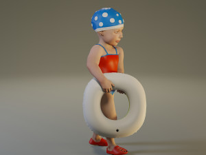 swwimmingpool child female acc0203008 3D Model