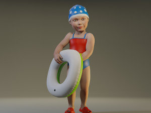 swwimmingpool child female acc0203008 3D Model