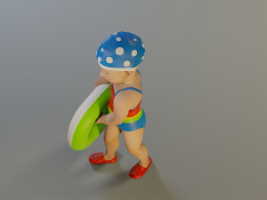 swwimmingpool child female acc0203008 3D Model