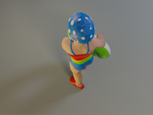 swwimmingpool child female acc0203008 3D Model