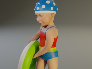 swwimmingpool child female acc0203008 3D Model