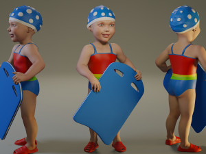 swwimmingpool child female acc0203010 3D Model