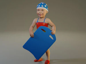 swwimmingpool child female acc0203010 3D Model