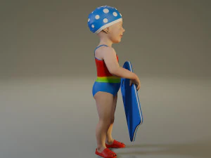 swwimmingpool child female acc0203010 3D Model