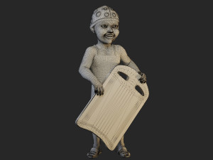 swwimmingpool child female acc0203010 3D 模型