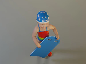 swwimmingpool child female acc0203010 3D Model