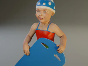 swwimmingpool child female acc0203010 3D Model