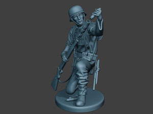 german soldier ww2 schiessbecher2 g5 3D-printmodel