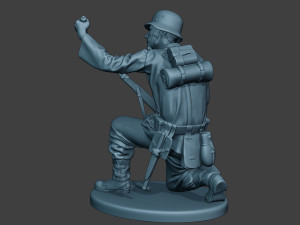 german soldier ww2 schiessbecher2 g5 3D-printmodel