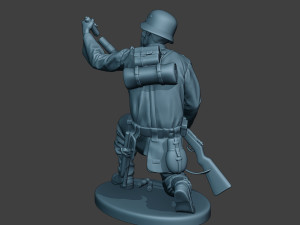 german soldier ww2 schiessbecher2 g5 3D-printmodel