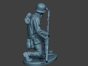 niemiecki żołnierz ww2 schiessbecher2 g5 Model do druku 3D