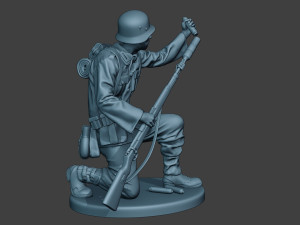german soldier ww2 schiessbecher2 g5 3D-printmodel