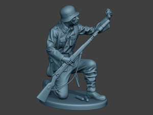 german soldier ww2 schiessbecher2 g5 3D-printmodel