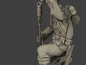 niemiecki żołnierz ww2 schiessbecher2 g5 Model do druku 3D