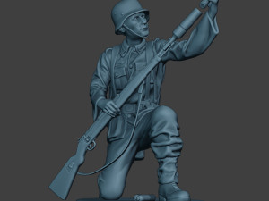 german soldier ww2 schiessbecher2 g5 3D-printmodel