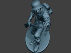 german soldier ww2 schiessbecher2 g5 3D-printmodel