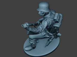german soldier ww2 schiessbecher2 g5 3D-printmodel