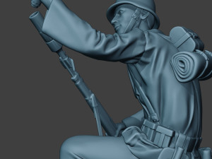 german soldier ww2 schiessbecher2 g5 3D-printmodel