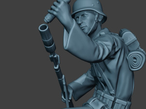 german soldier ww2 schiessbecher2 g5 3D-printmodel