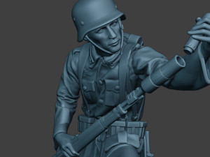 german soldier ww2 schiessbecher2 g5 3D-printmodel