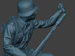 german soldier ww2 schiessbecher2 g5 3D-printmodel