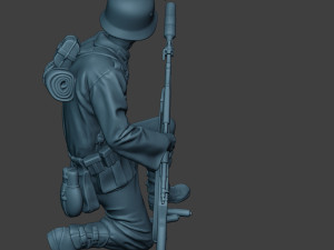 german soldier ww2 schiessbecher2 g5 3D-printmodel