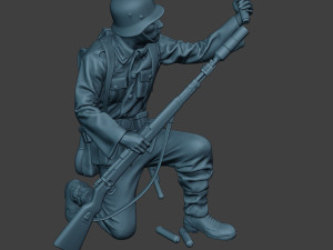 german soldier ww2 schiessbecher2 g5 3D-printmodel