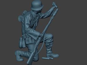 german soldier ww2 schiessbecher2 g5 3D-printmodel