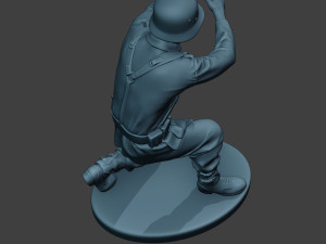 german soldiers ww2 granatwerfer g5 3D Print Model