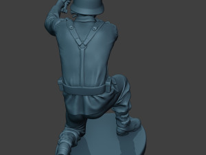 german soldiers ww2 granatwerfer g5 3D Print Model