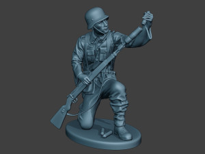 german soldiers ww2 g5 pack1 Model Cetak 3D