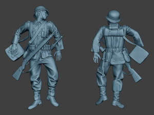 german soldier ww2 killed g6 3D Print Model