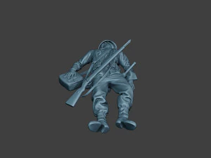 german soldier ww2 killed g6 3D Print Model